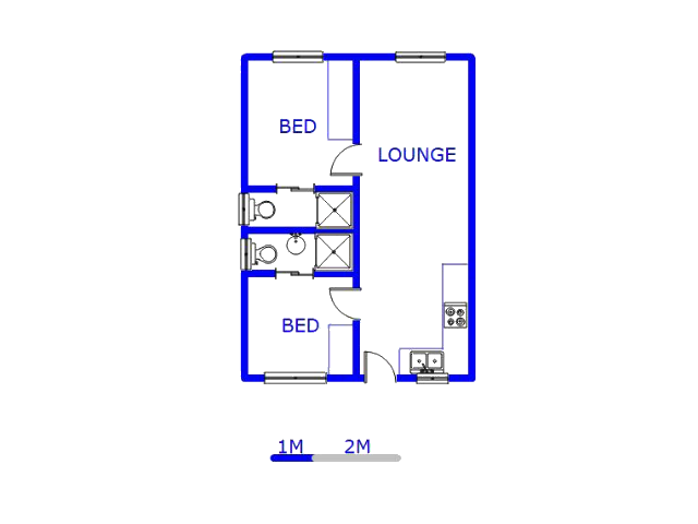 Floor plan of the property in Ottery