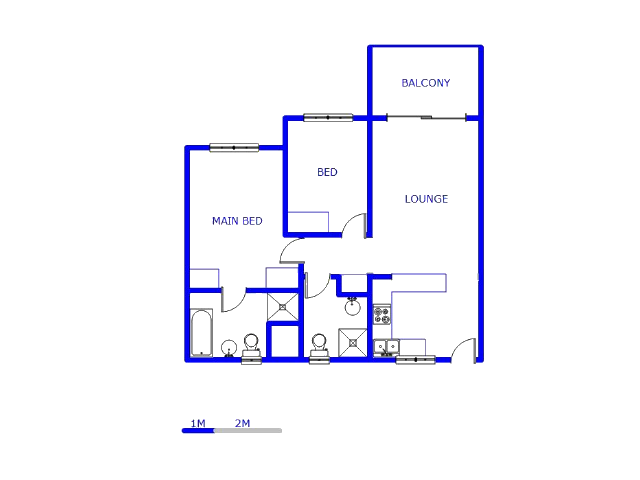 Floor plan of the property in Kengies