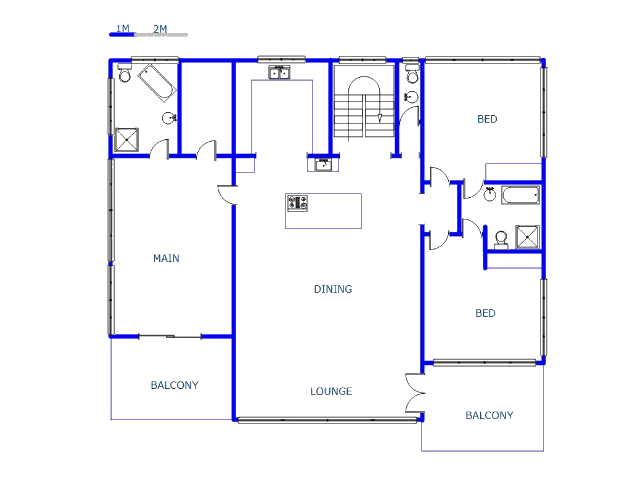 1st Floor - 275m2 of property for sale in Vaal Oewer