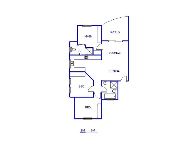 Floor plan of the property in Greenstone Hill