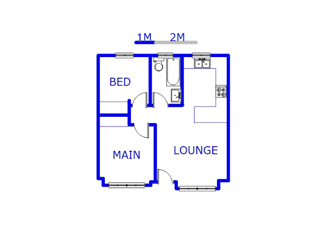 Floor plan of the property in Florida