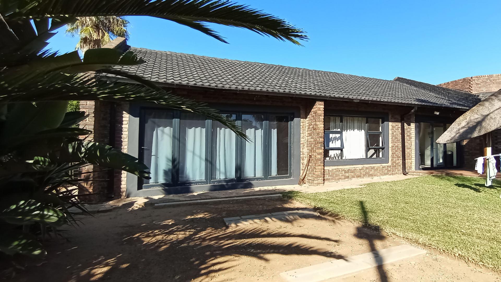 Backyard of property in Theresapark