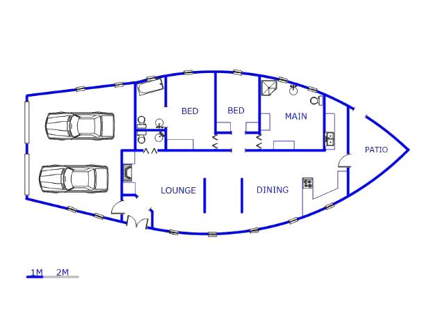 Floor plan of the property in Bolton Wold