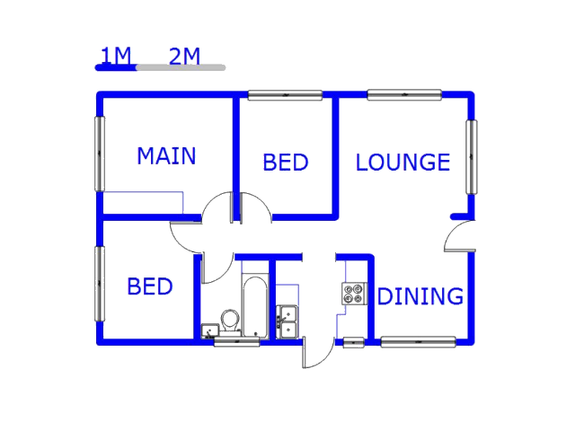 Floor plan of the property in Panorama Gardens