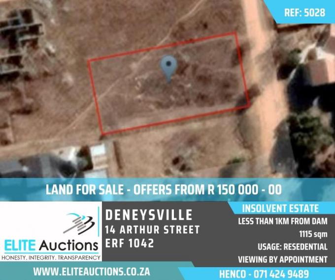 Land for Sale For Sale in Deneysville - MR497308
