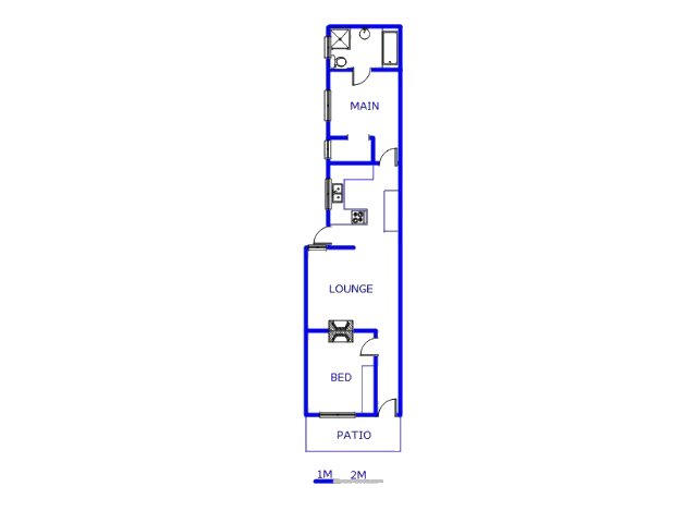 Floor plan of the property in Woodstock