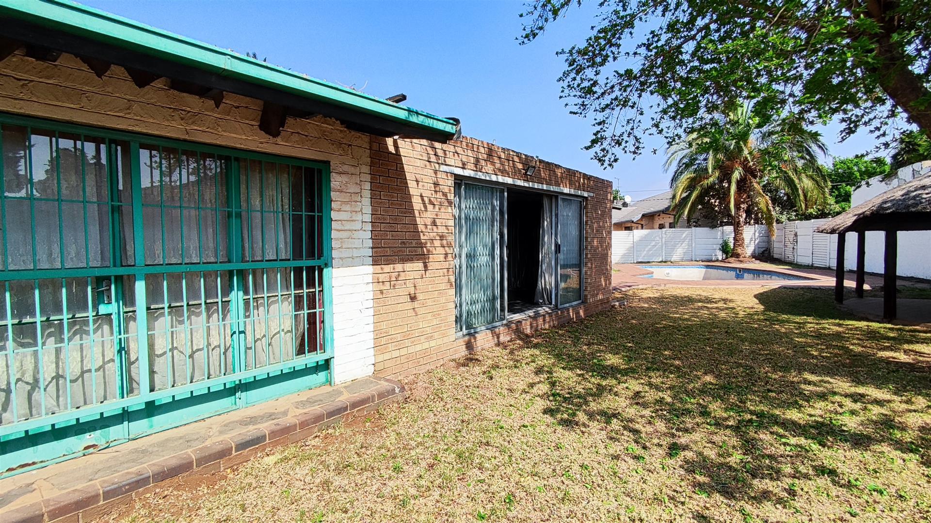 Backyard of property in Albemarle