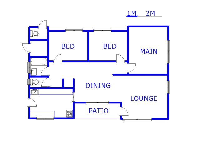 Floor plan of the property in Westgate