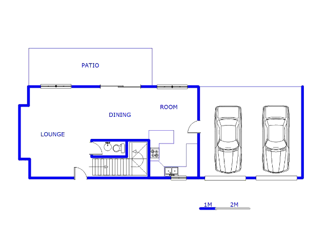 Floor plan of the property in Willow Glen