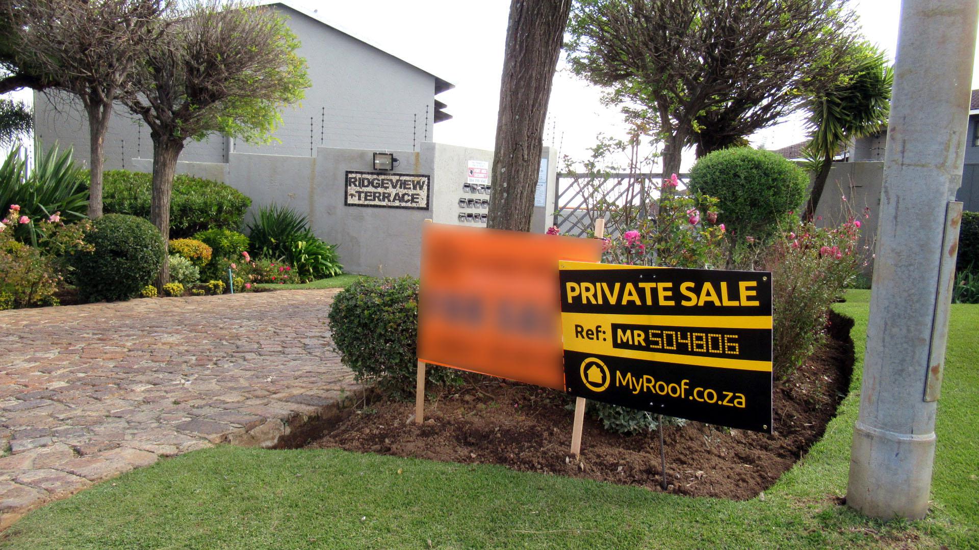 Sales Board of property in Ridgeway