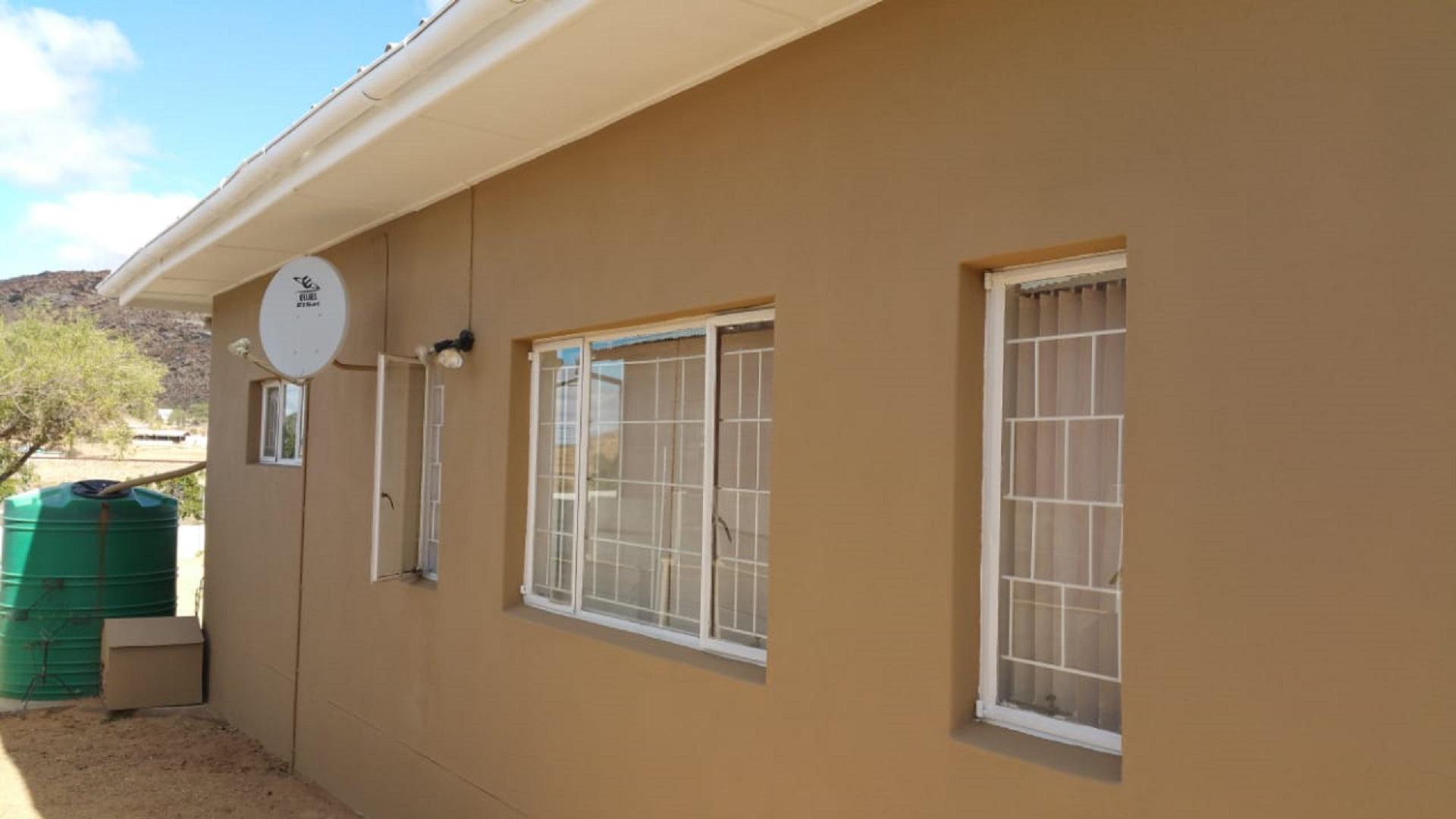 Backyard of property in Springbok