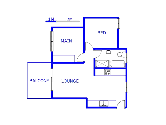 Floor plan of the property in Lyttelton Manor