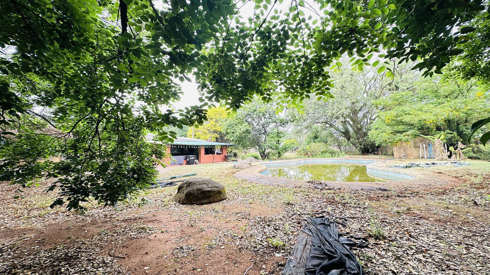 Backyard of property in Rynfield