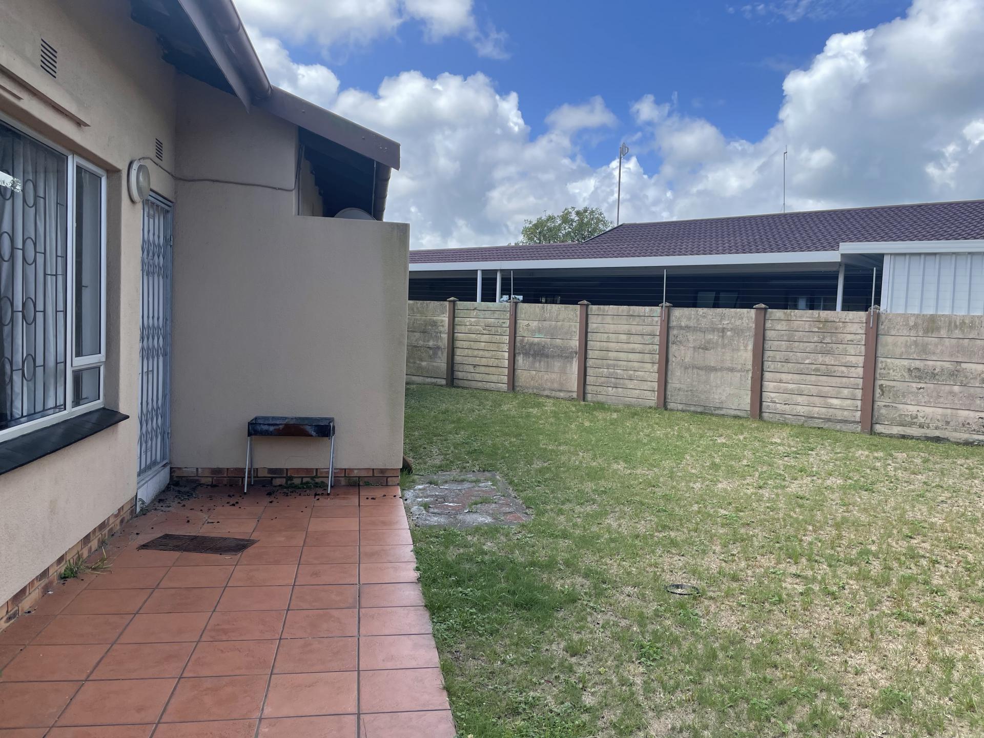 Backyard of property in Wild En Weide