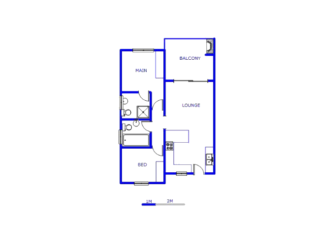 Floor plan of the property in Birch Acres