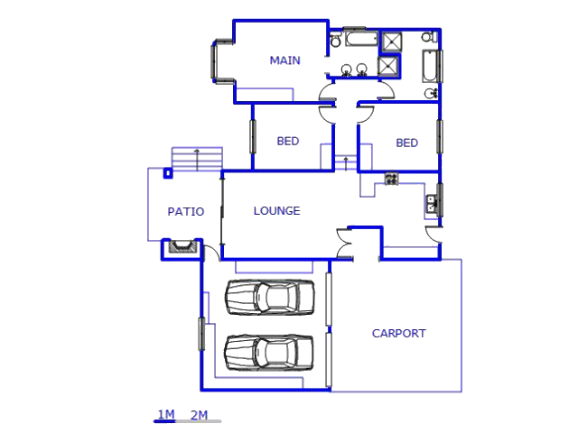 Floor plan of the property in Chancliff AH