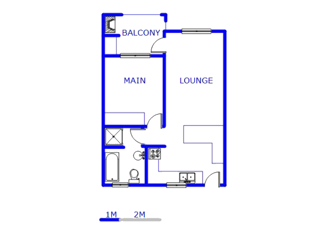 Floor plan of the property in Sundowner