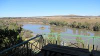 Balcony of property in Vaal Oewer