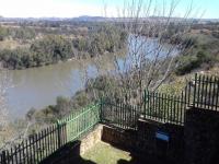 Balcony of property in Vaal Oewer
