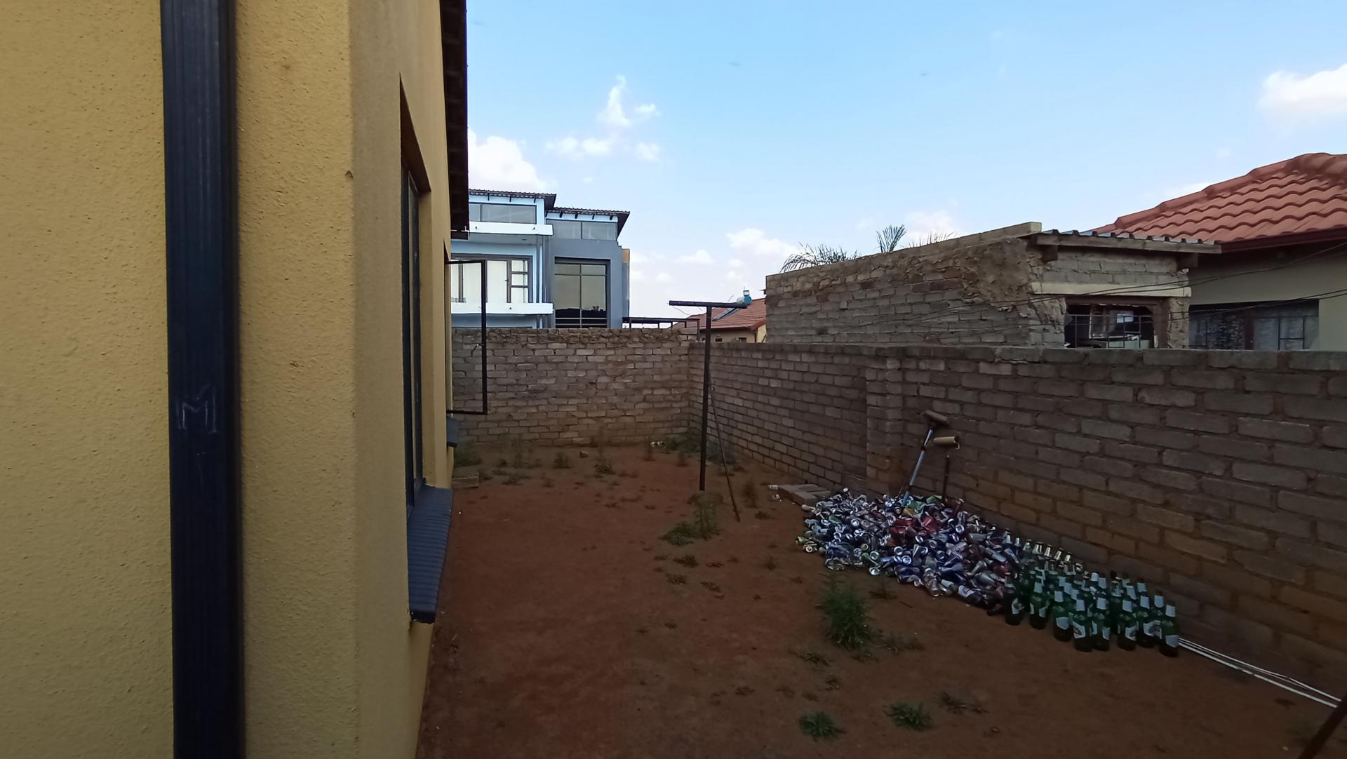 Backyard of property in Soshanguve East