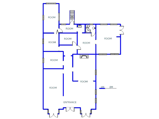 Floor plan of the property in Melville