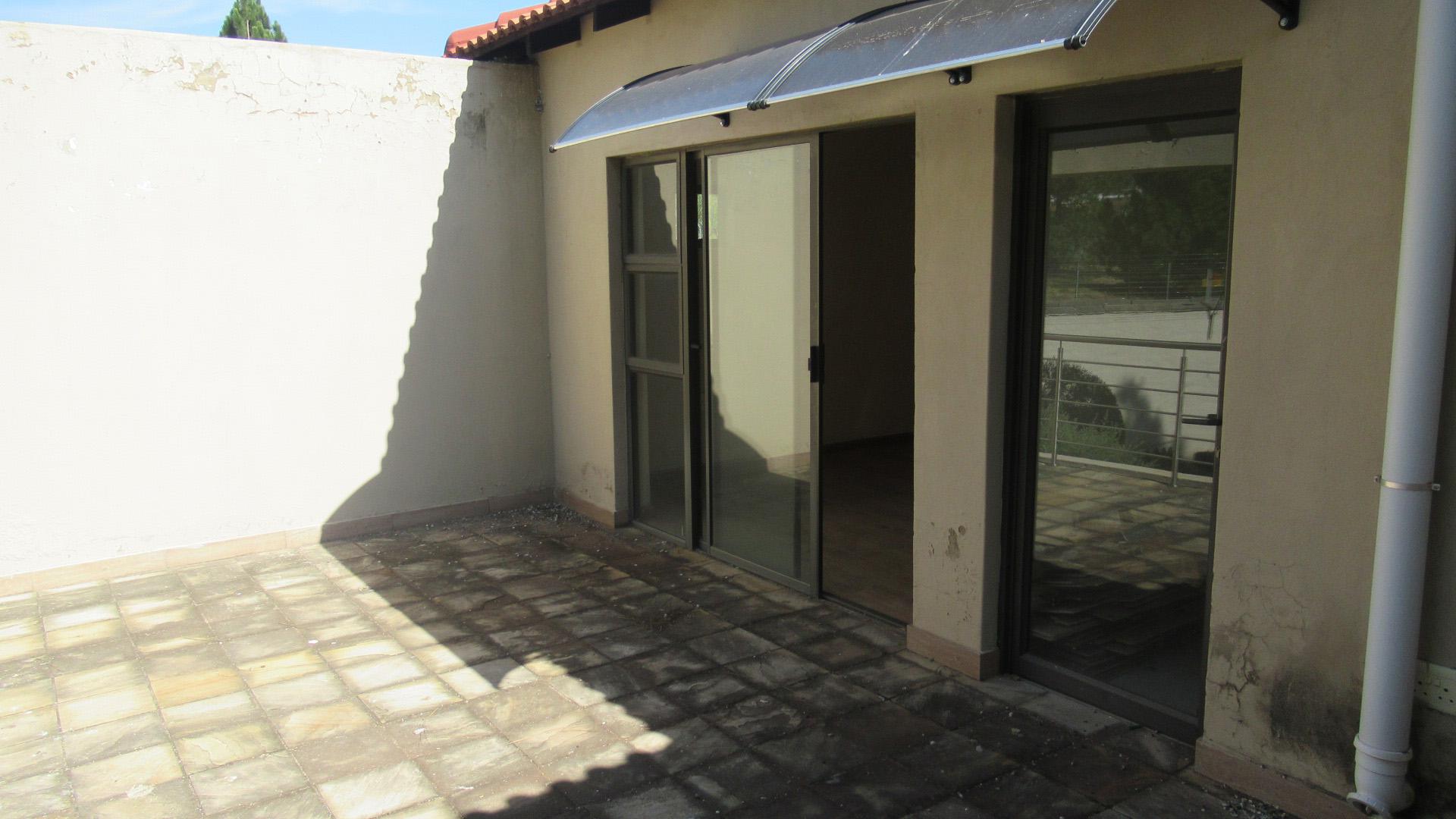 Balcony of property in Fourways