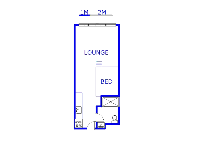 Floor plan of the property in City and Suburban