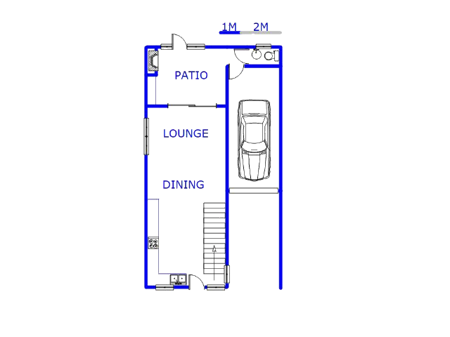 Floor plan of the property in Witkoppen