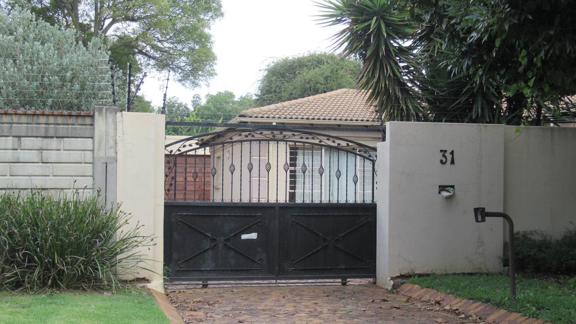 Front View of property in Rynfield
