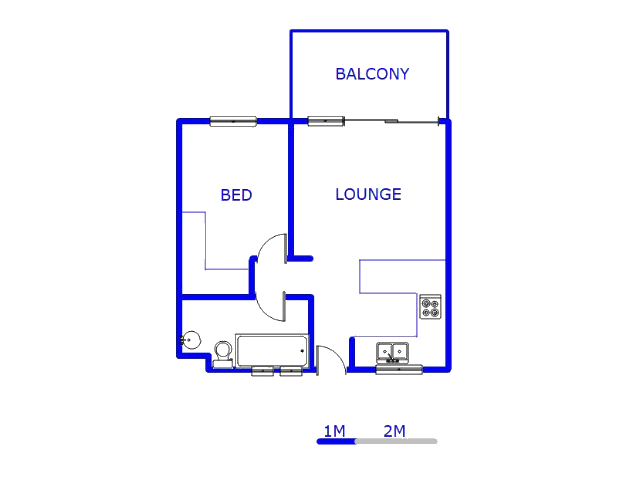 1st Floor - 60m2 of property for sale in Jackal Creek Golf Estate