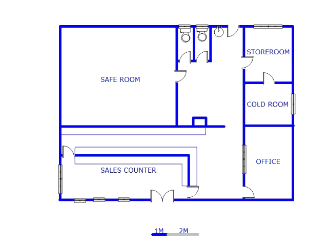 Floor plan of the property in Katlehong