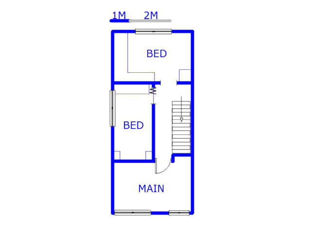 1st Floor - 43m2 of property for sale in Arena Park