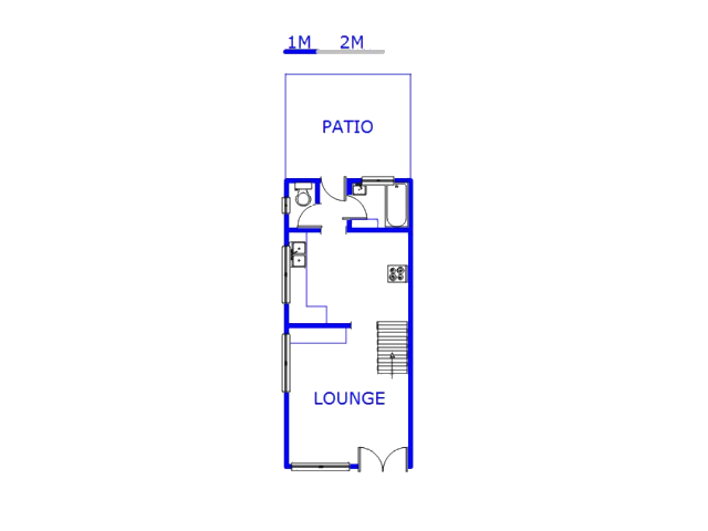 Floor plan of the property in Arena Park
