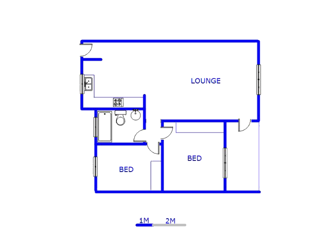 Floor plan of the property in Ridgeway