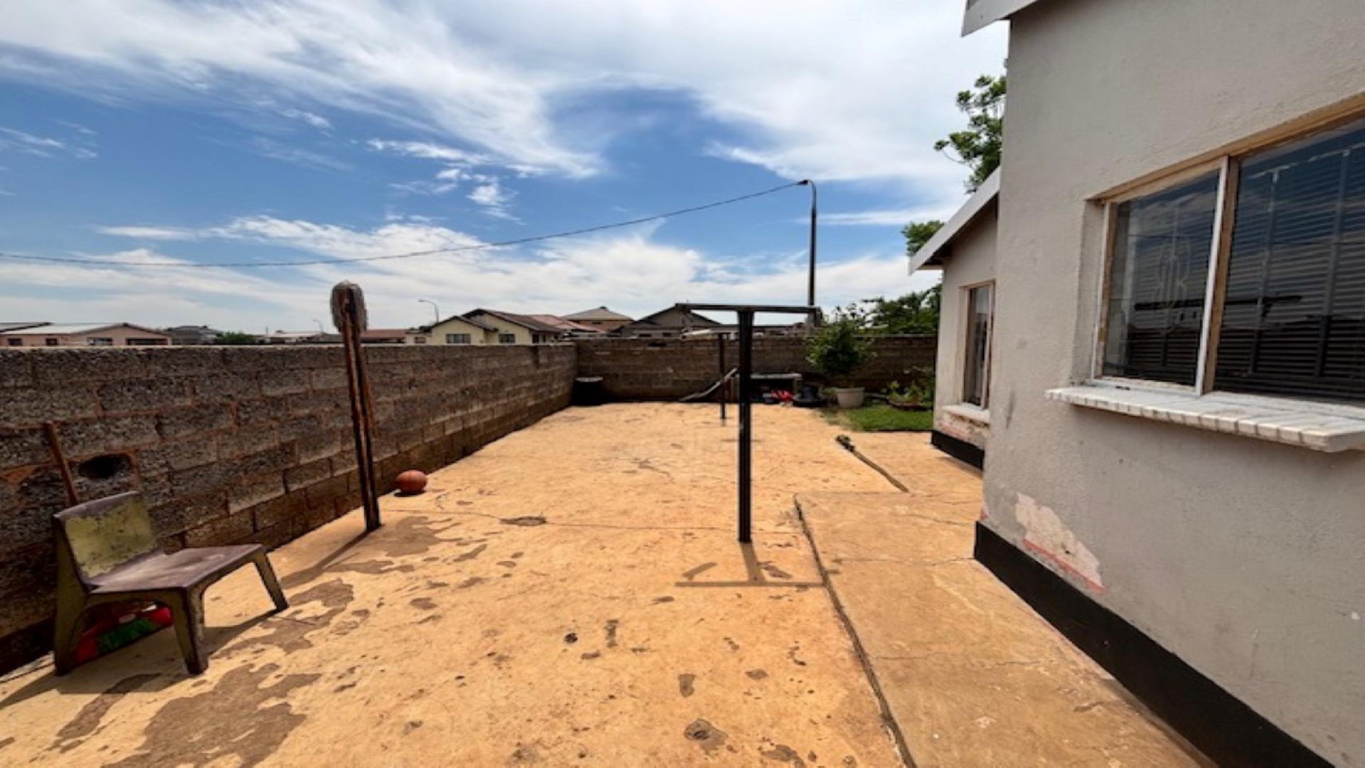 Backyard of property in Villa Liza