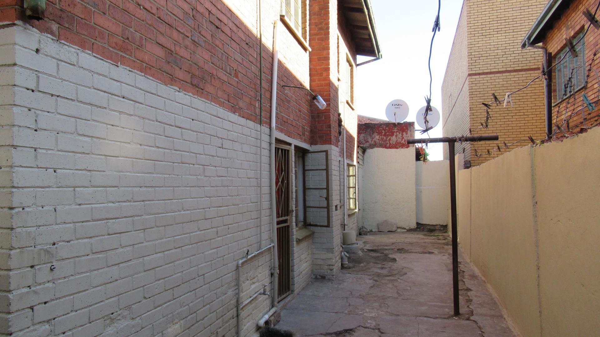 Backyard of property in Benoni