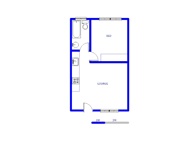 Floor plan of the property in Florida