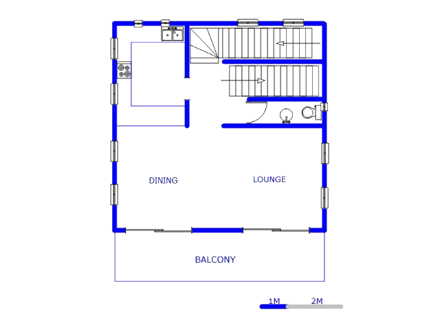 1st Floor - 86m2 of property for sale in Ifafi