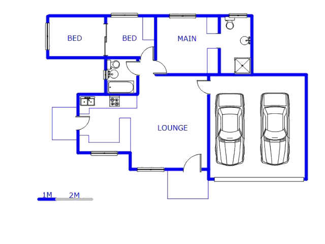 Floor plan of the property in Windmill Park