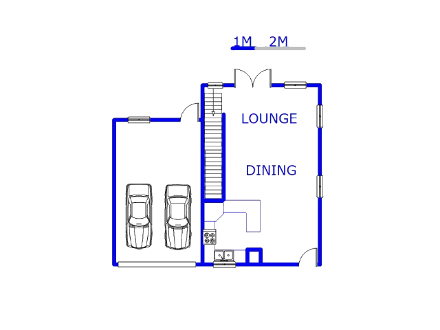 Floor plan of the property in Willowbrook