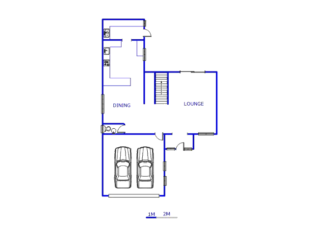 Floor plan of the property in Brakpan