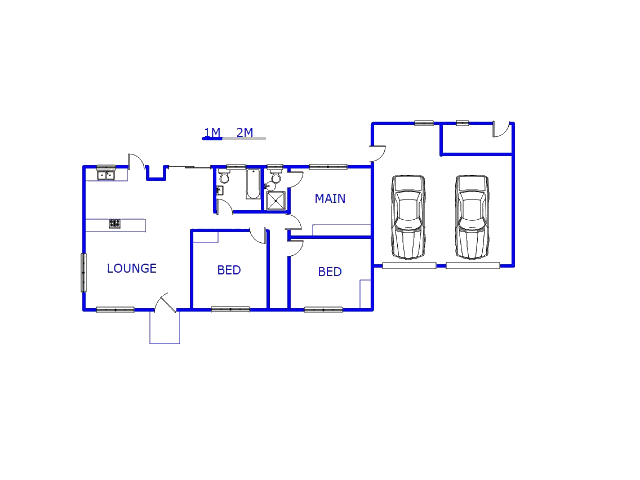 Floor plan of the property in Marburg