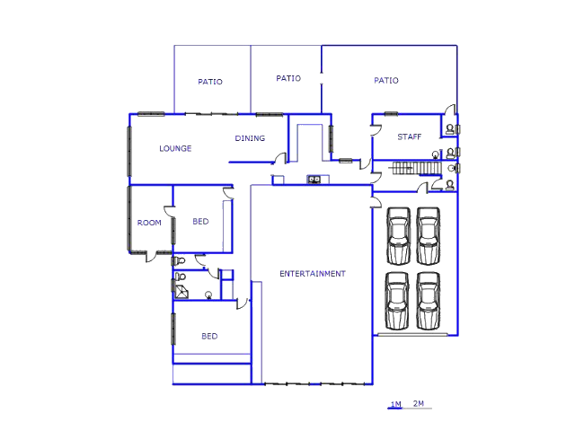 Floor plan of the property in Clubview