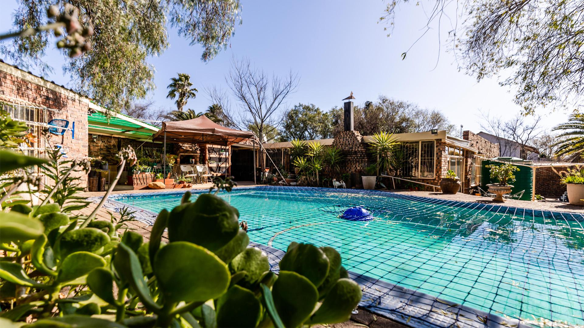 Backyard of property in Fichardt Park