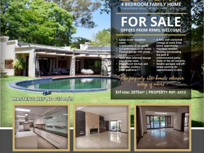 5 Bedroom House for Sale For Sale in Hurlingham - MR520617