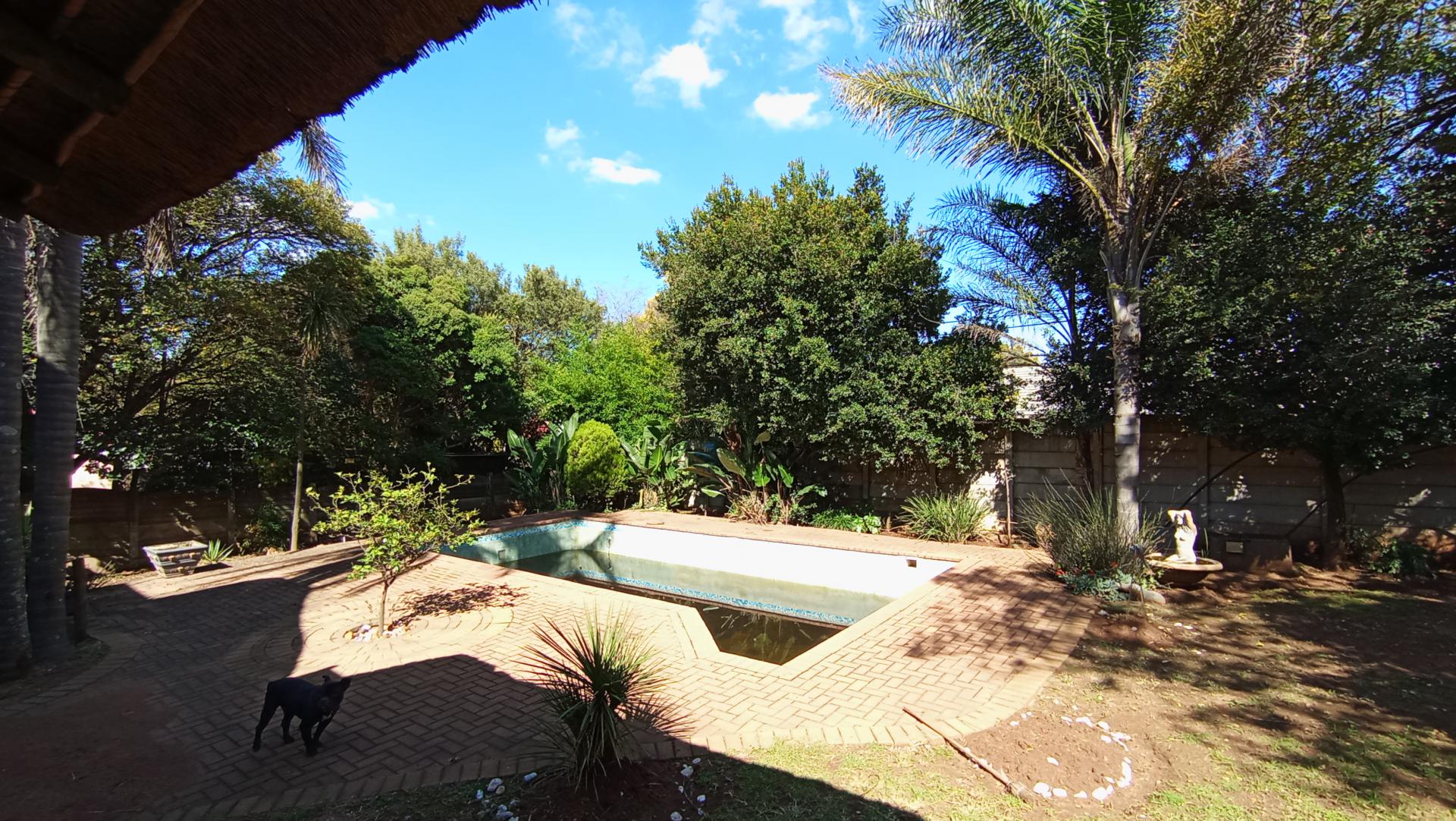 Backyard of property in Ontdekkerspark