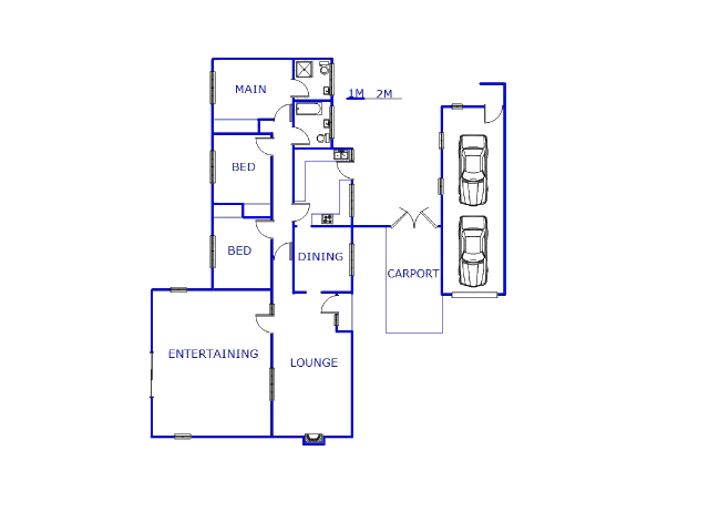 Floor plan of the property in Birchleigh