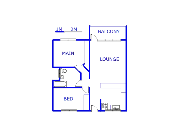 Floor plan of the property in Florida