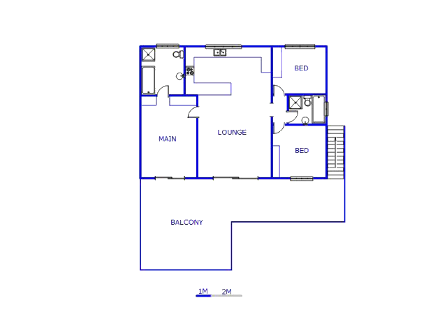 Floor plan of the property in Margate