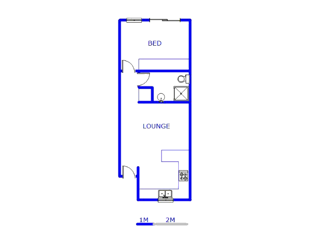 Floor plan of the property in Boston